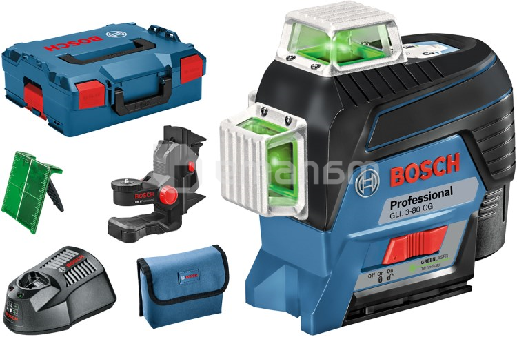ლაზერული ნიველირი Bosch GLL 3-80 CG Professional (0601063T00)