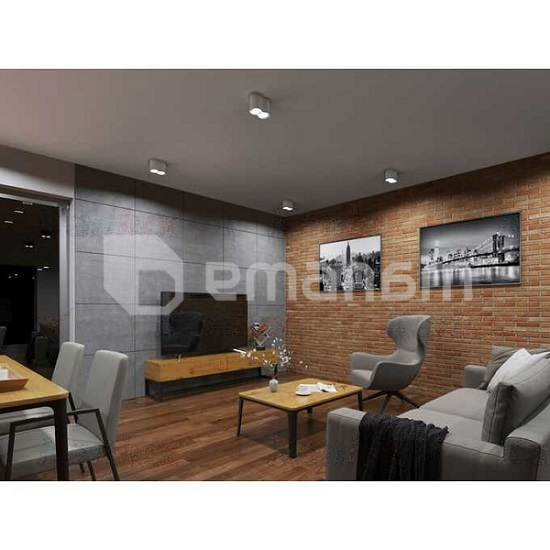 დაუნლაითი მბრუნავი Kanlux BORD DLP-250-AL GU10 2x MAX 50W