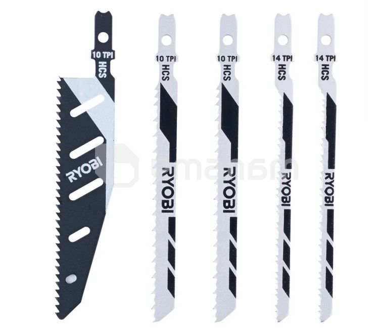 ბეწვა ხერხის პირები Ryobi RAK05JSBFC 5 ც.