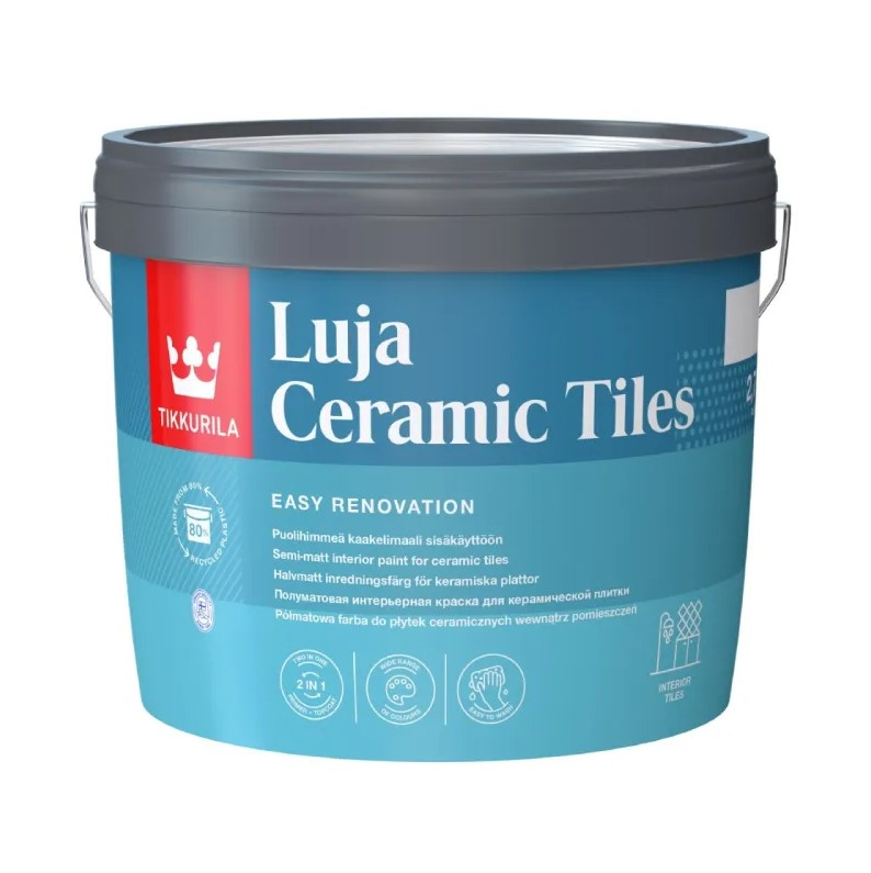 საღებავი ფილის Tikkurila Luja Ceramic Tiles A 2,7 ლ