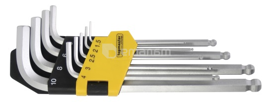 ექვსწახნაგა გასაღებები Topmaster 390121 1.5-10 მმ 9 ც