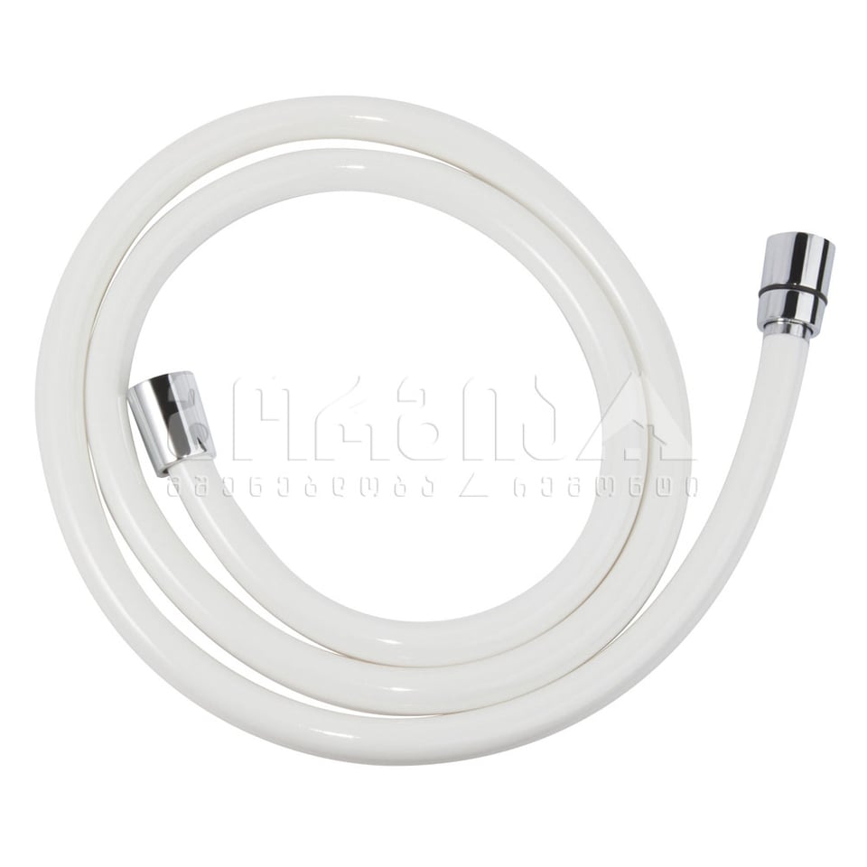 საშხაპე მილი პლასტმასის, თეთრი 150სმ W42