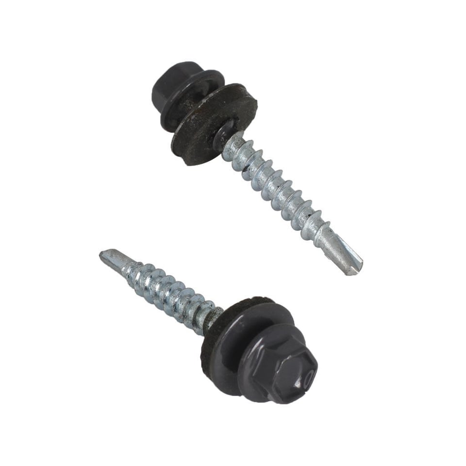 თვითმჭრელი ხრახნი ხისთვის 4.8X35 RAL 7024