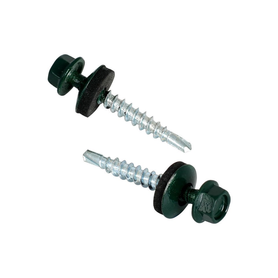 თვითმჭრელი ხრახნი ხისთვის 4.8X35 RAL 6005