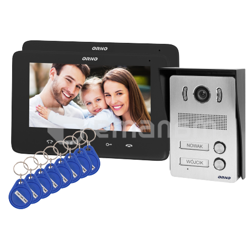 ვიდეო დომოფონი ORNO 7 INDI MULTI N 2 დას OR-VID-VP-1071/B