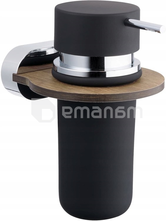 თხევადი საპნის დისპენსერი Bisk Bergen ქრომი/ხე