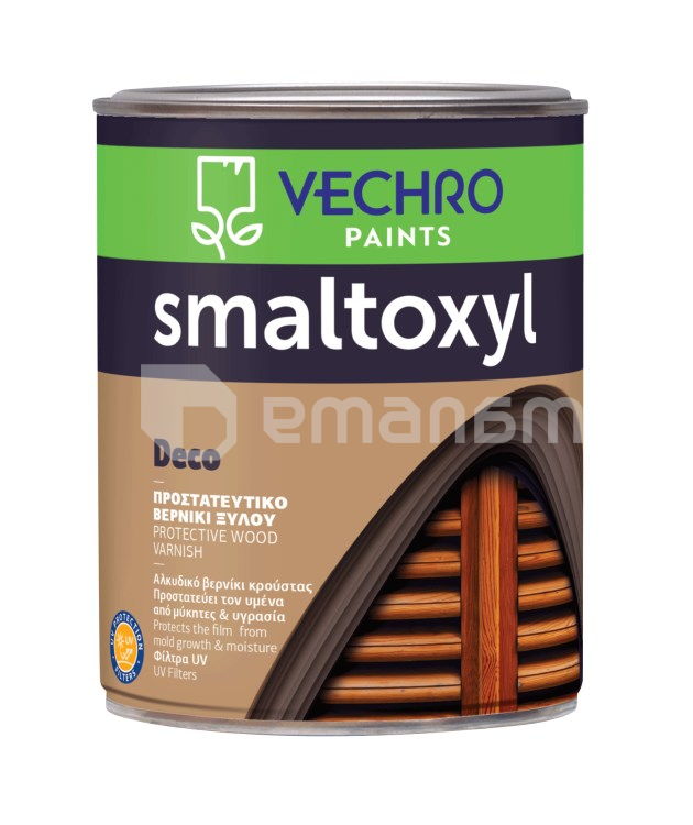 ლაქი ხის Vechro smaltoxyl deco აბრეშუმისებრი N 9 750 მლ