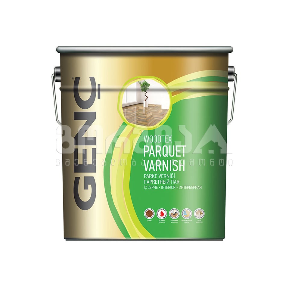 ლაქი პარკეტისთვის პრიალა 12კგ