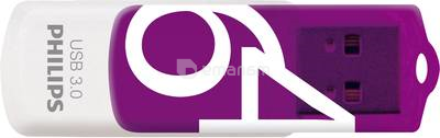 მეხსიერება Philips FM64FD00B/00 USB 3.0 64GB Vivid Edition Purple
