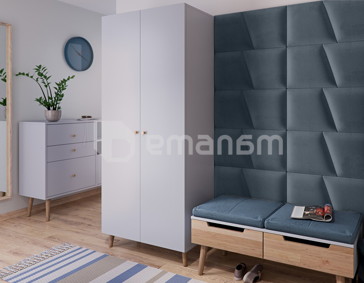 კედლის რბილი პანელი VOX Profile Geo 30x35 სმ. ლურჯი