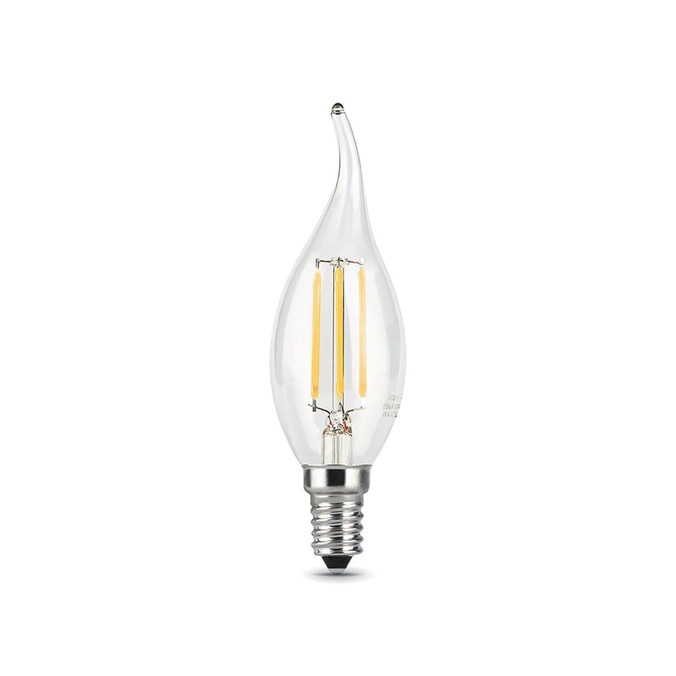 LED ნათურა Filament Candle Tailed E14 5W 4100K Gauss Black