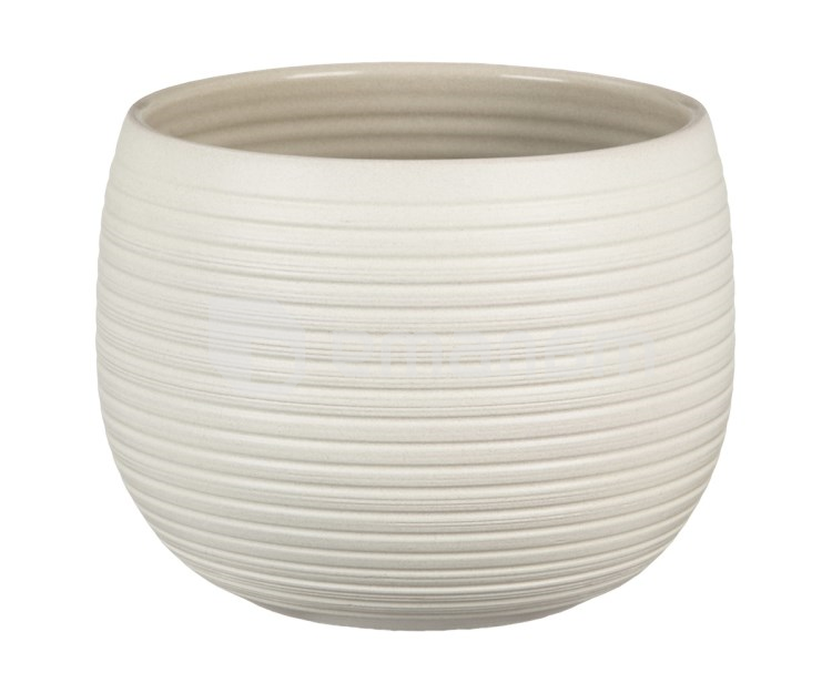 კერამიკული ქოთანი ყვავილებისთვის Scheurich 744/24 CREAM STONE