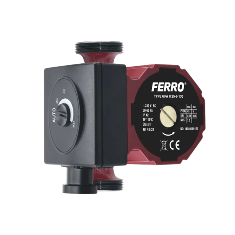 საცირკულაციო ტუმბო 25-6-130 Ferro 0604W Ferro