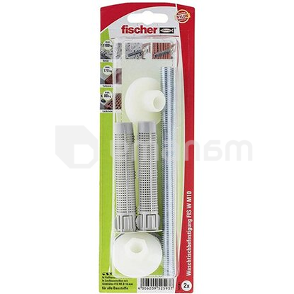 სანტექნიკური ფიქსატორის ნაკრები  Fischer FIS W M 10 2 ც 503801