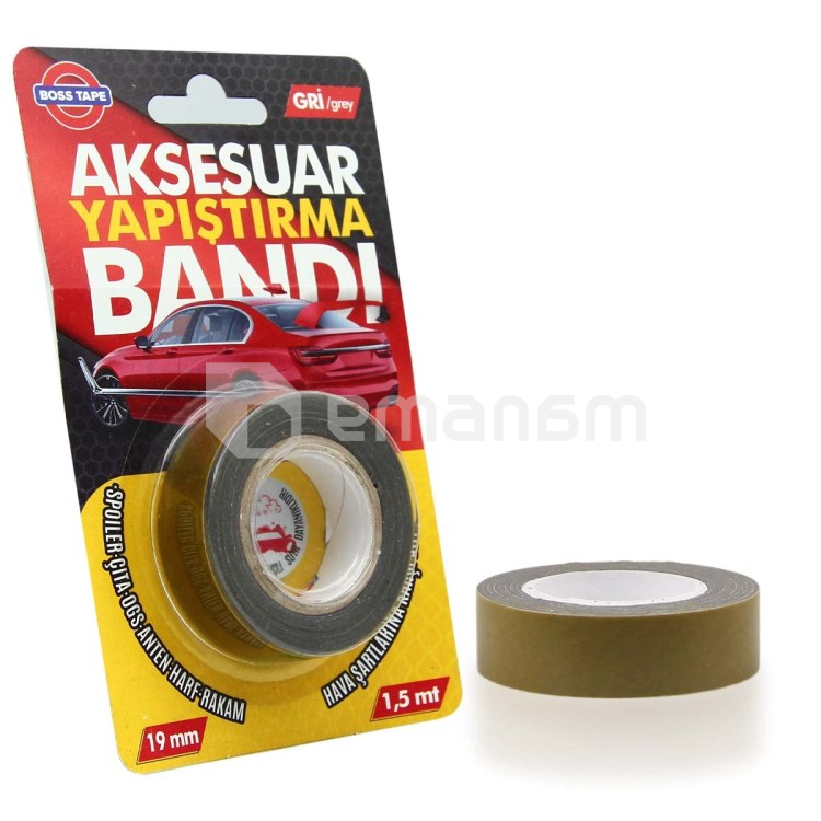 წებოვანი ლენტი ორმხრივი ავტომობილისთვის Boss Tape 19 მმ 1.5 მ