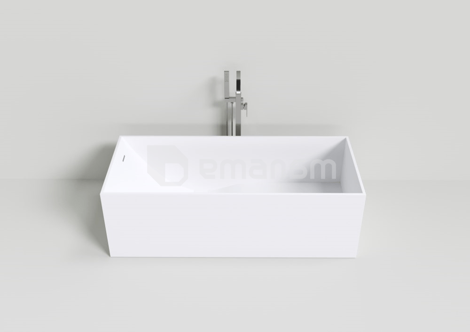ხელოვნური ქვის აბაზანა Alex Baitler AB2120090 Solid Surface 1600x720x560 მმ