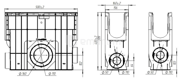ქვიშისგან დამცავი Standartpark PolyMax Basic ПУ–10.16.40-ПП 8080-М