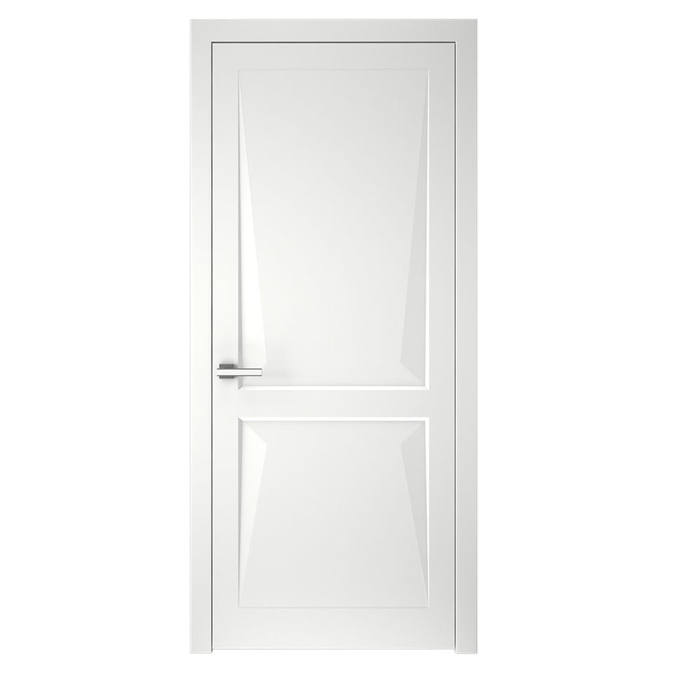 შეღებილი მდფ კარი model 1 3D (White, 800x2150, LR) კომპლექტი