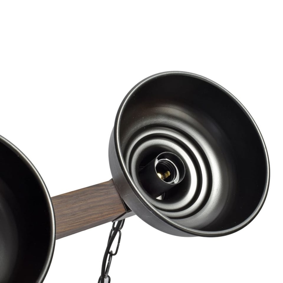 საკიდი Milagro MLP6243 FARO 3 E27 შავი ხე