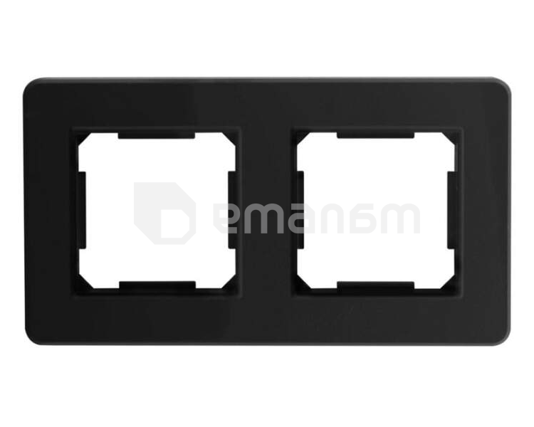 ჩარჩო DPM 2 შავი QUAD