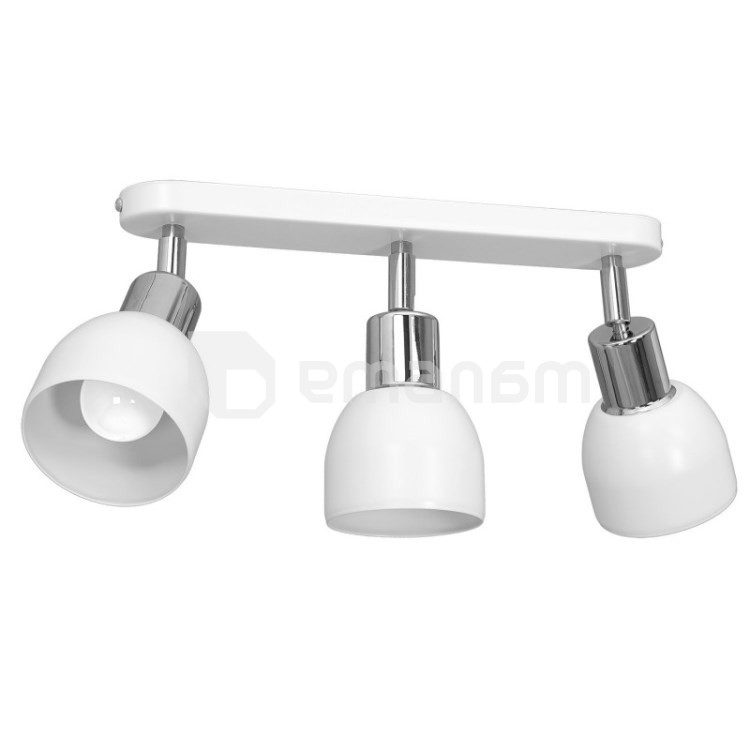 სპოტი LUMINEX 3 Fresno თეთრი ქრომი 3212 E27 3x MAX 60W