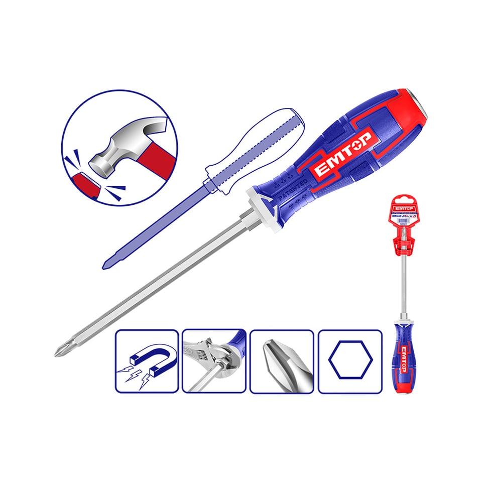 სახრახნისი 6მმ 150სმ EGTSPH2150 EMTOP