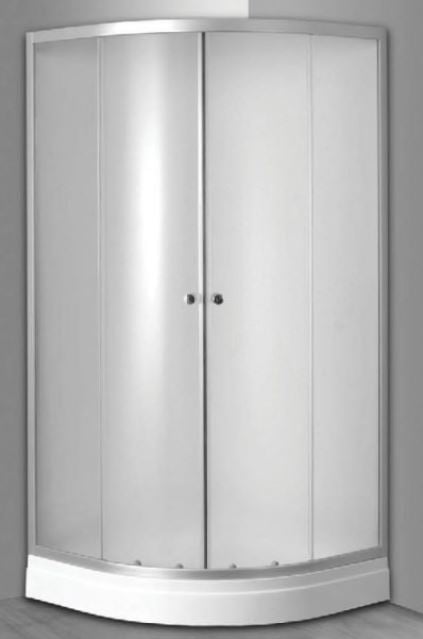 კაბინა SW-815S/C 900*900*1950 CM ოვალური, საშხაპე ძირით