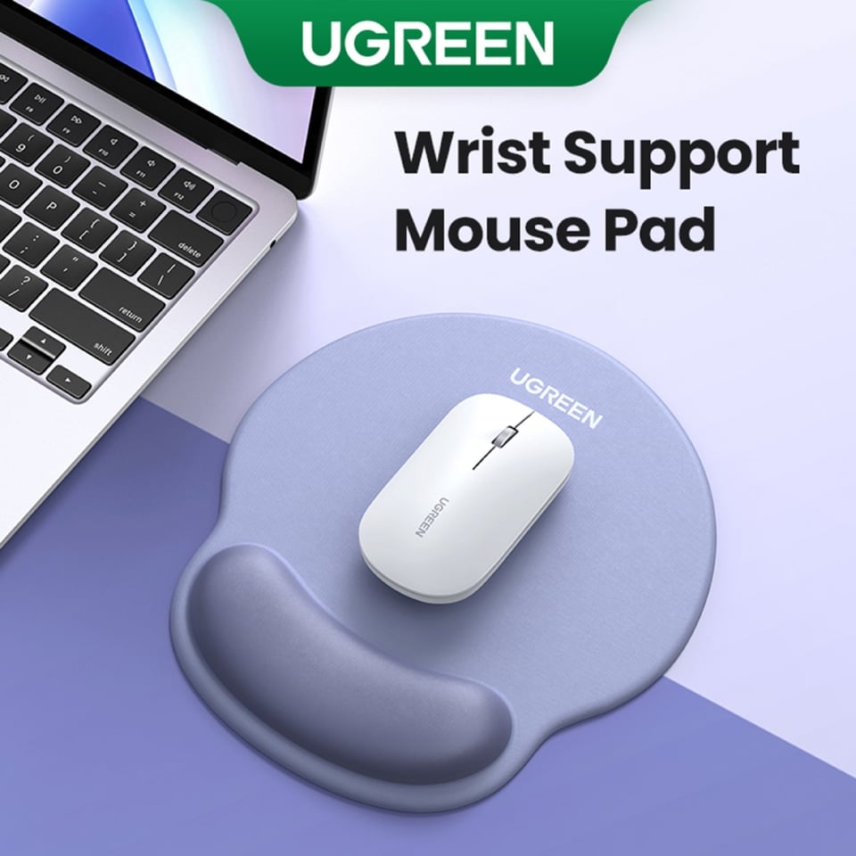 მაუსის პადი UGREEN LP668 (25244), Mouse Pad With Wrist Rest, S, Grey