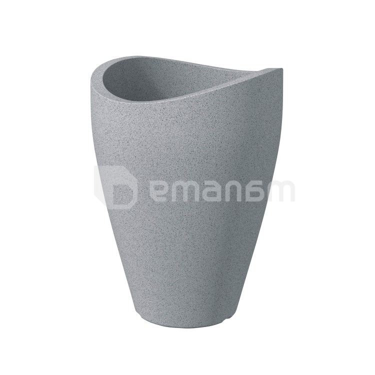 ქოთანი ყვავავილის პლასტმმასის  Scheurich STONY GRAY 40/254 HOCHGEFAESS