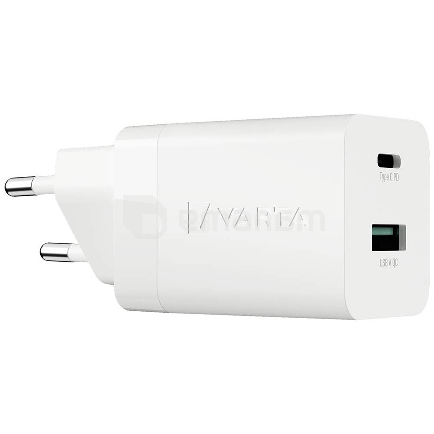 დამტენი Varta 220V USB-A C 18 20W