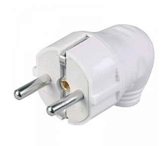 კუთხოვანი ჩანგალი 16А თეთრი