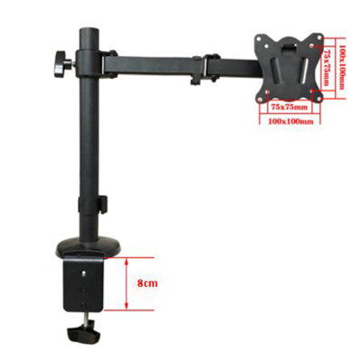 მონიტორის საკიდი Allscreen MDB1327B, 14-27", Monitor Mount, Black