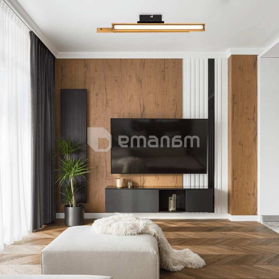 ჭაღი Rabalux REMIEL LED 12W L490 760Lm შავი 71045