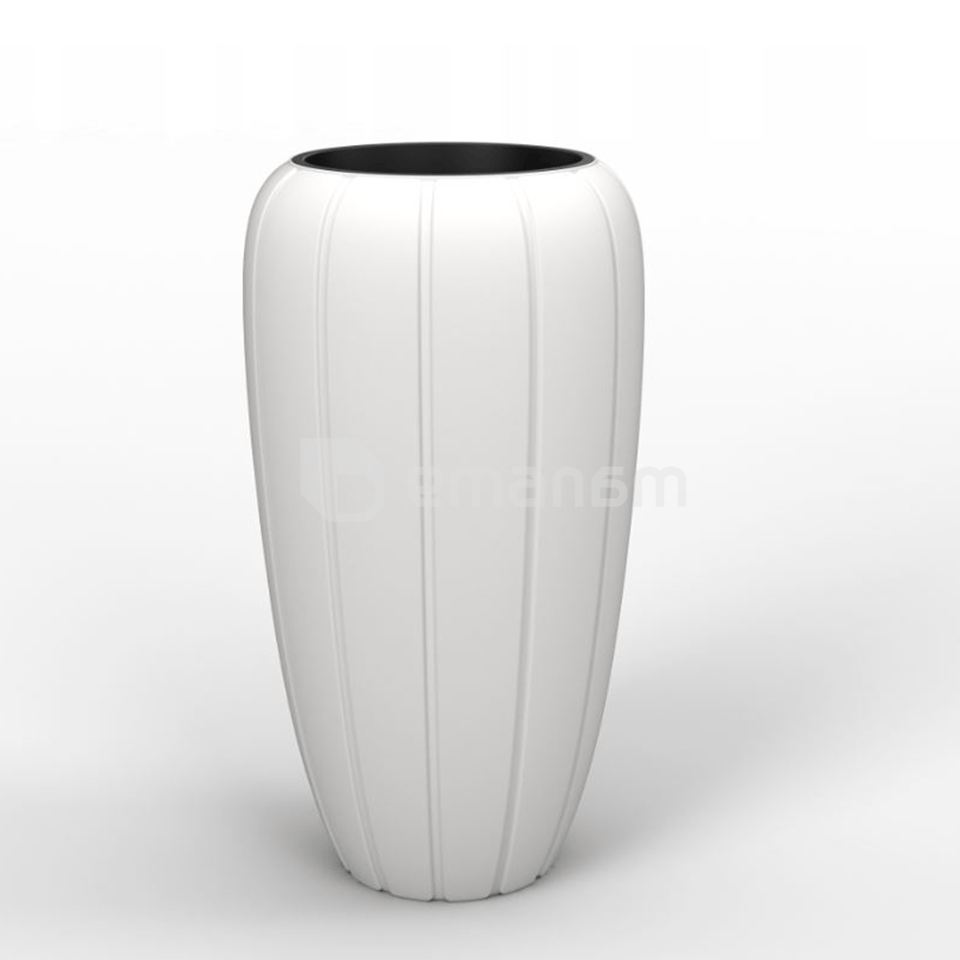 ქოთანი ყვავილის თეთრი LAMELA Pot GAJA 400 tall planter