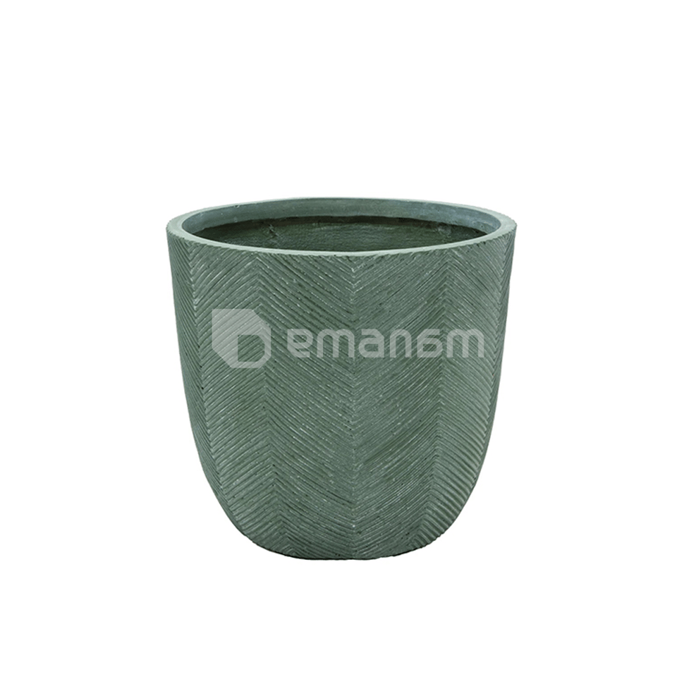 ქოთანი კერამიკული Mega Collections Iowa Egg Pot Cypress Wash D39H38 41 ლ