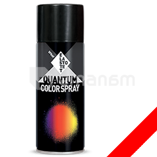 სპრეი საღებავი ფოსფორი Elastotet QUANTUM COLOR SPRAY FLUORESCENT  F 11 RED 400ml