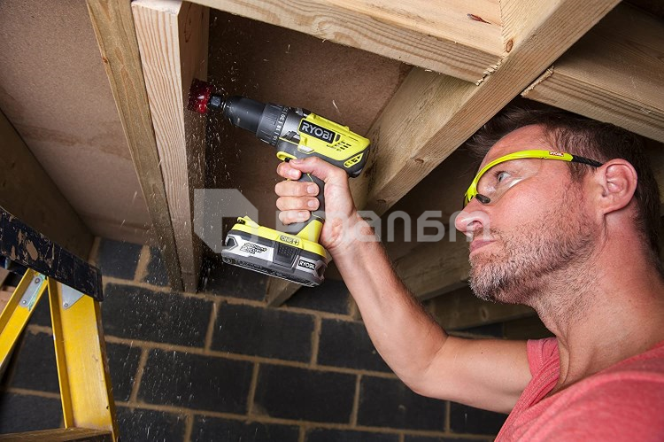 დრელი სჭვალსახრახნი Ryobi ONE+ R18DD3-120S 18V