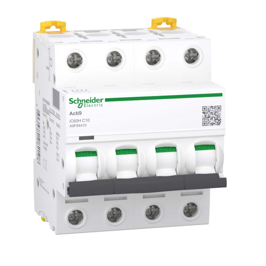 ავტომატური ამომრთველი Schneider Electric 4Р C10 6кА curve