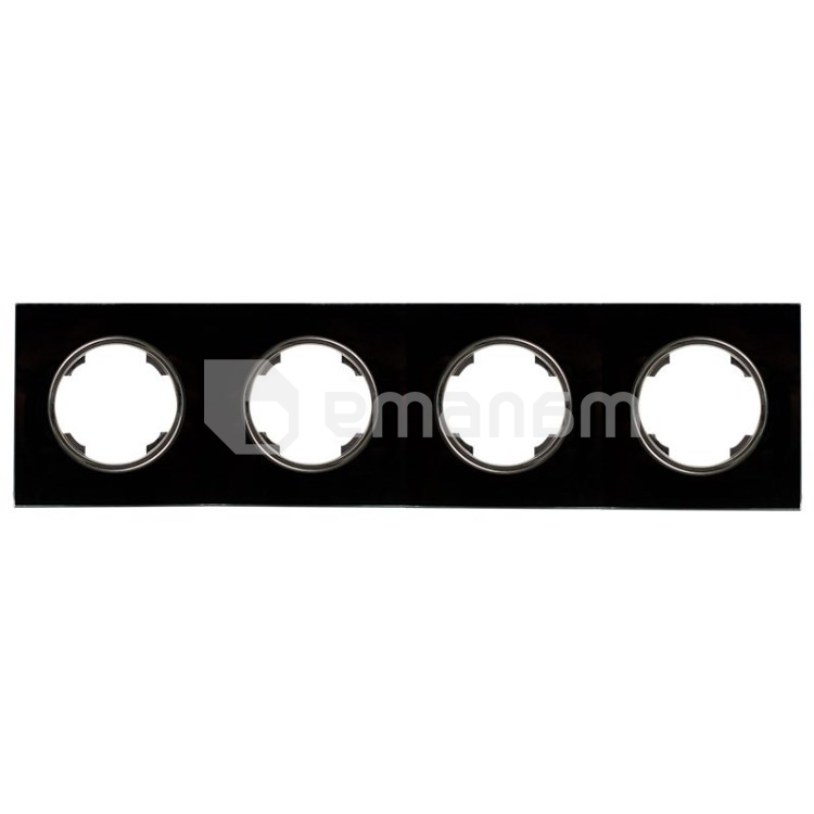 ჩარჩო-შუშა DPM Soul SEU1004GB 4 განყოფილებიანი შავი