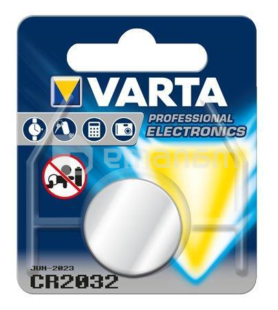ელემენტი ლითიუმის VARTA CR2032 3 V 230 mAh 1 ც
