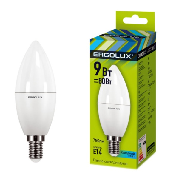 ეკონომიური LED ნათურა 9W/Coollight