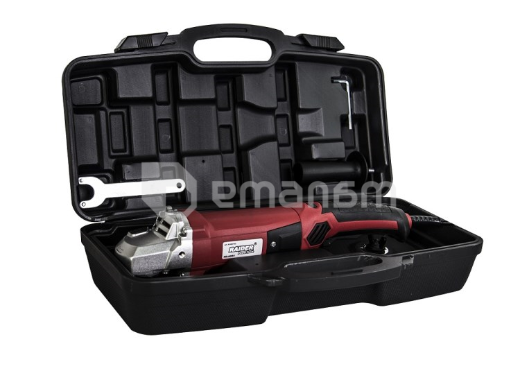 კუთხის სახეხი მანქანა Raider RD-AG54 1200W + დისკები