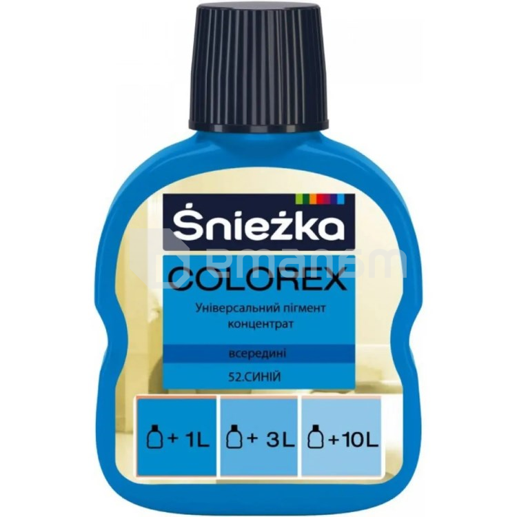 უნივერსალური პიგმენტი-კონცენტრატი Sniezka Colorex 100 მლ ლურჯი N52
