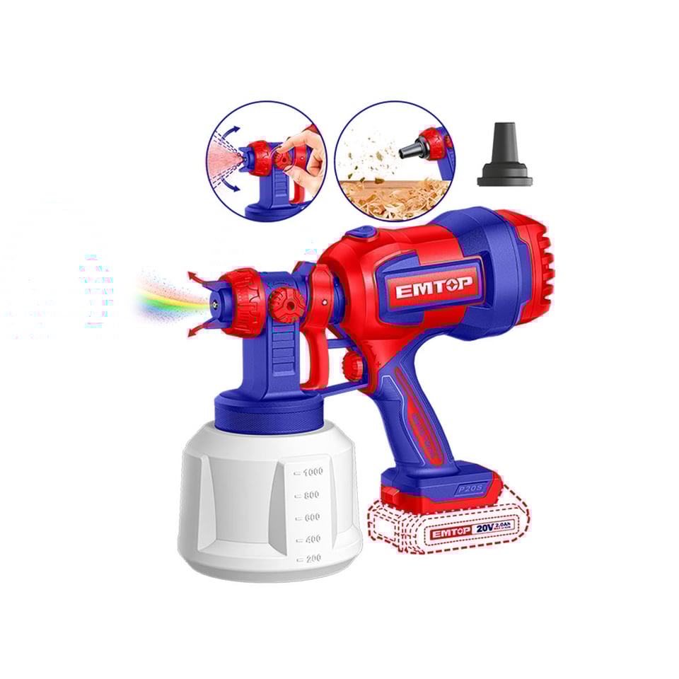 პულივიზატორი EMTOP  20ვ, 800 მლ/წთ ELSG20042