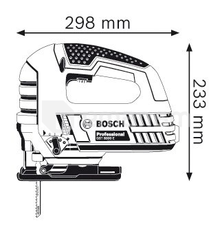 ბეწვა ხერხი Bosch GST 8000 E Professional 710W (060158H000)