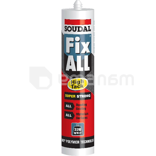 აკრილის ჰერმეტიკი Soudal Fix All Hight Tack 280 მლ თეთრი