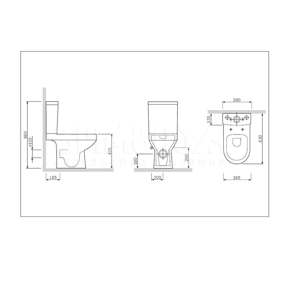 უნიტაზი კომპლექტი C708600SC Spirit FlashClean