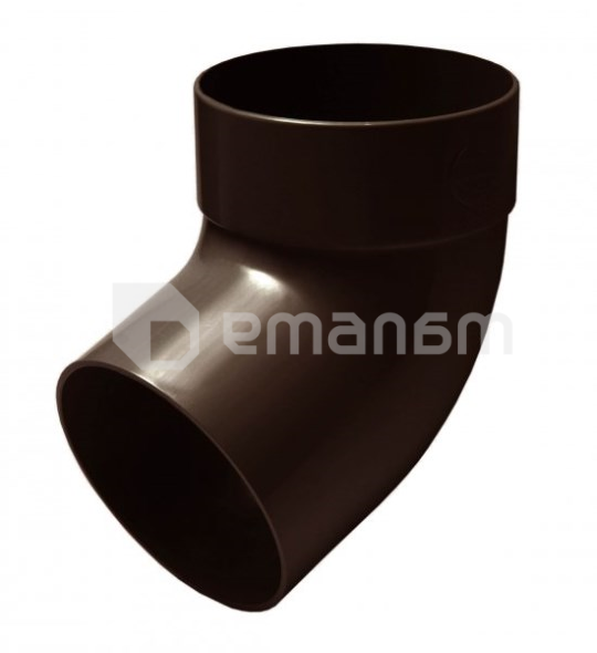 მუხლი მილის Rainway 87° ყავისფერი 100მმ