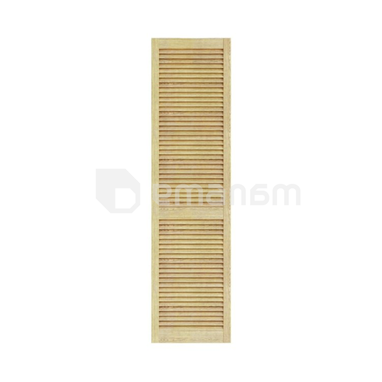 კარები ჟალუზიანი ხის ფიჭვი Woodtechnic 2422х494 მმ
