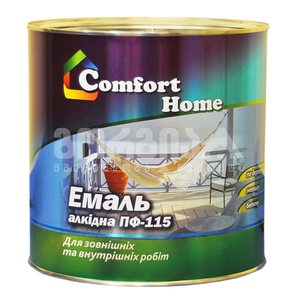 ემალის საღებავი ПФ115 მწვანე 0.8კგ  COMFORT HOME